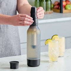 Starter set aparat sifon Twist'n Sparkle Virtuoso, 950 ml, Onyx - iSi