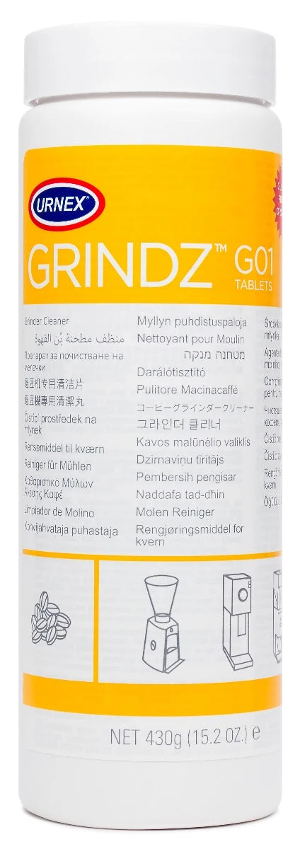 Tablete de curatare rasnita profesionale Urnex Grindz 430g