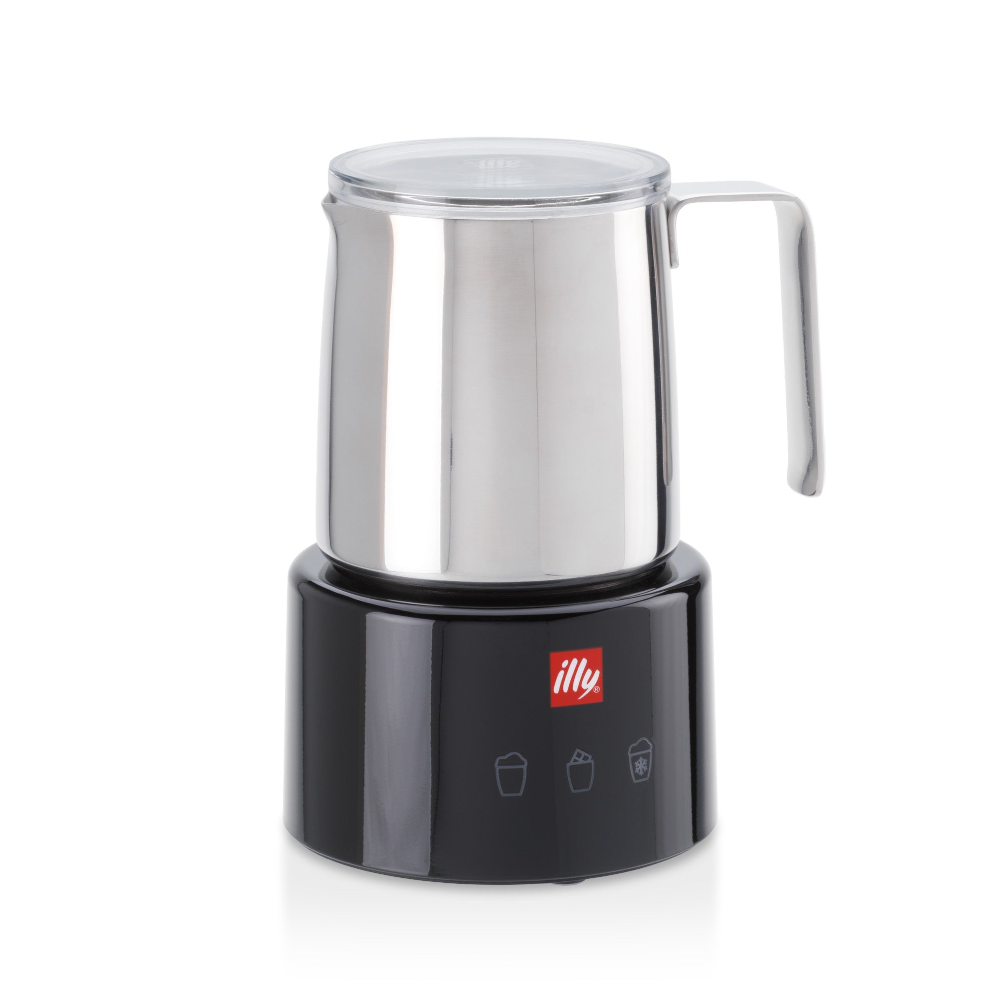 illy Cană electrică de spumare lapte, negru