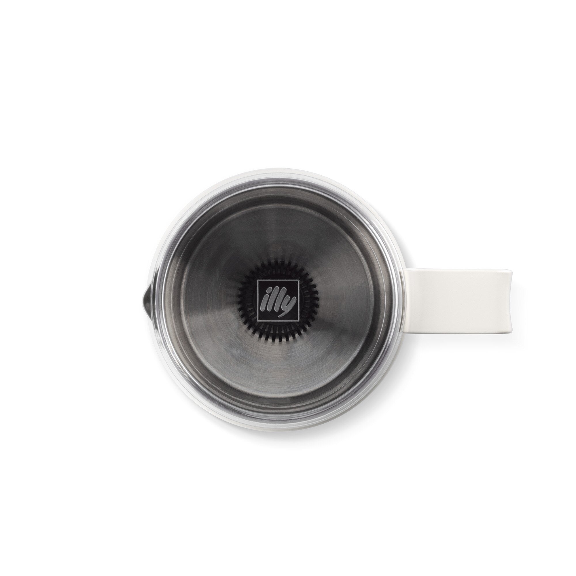 illy Cană electrică de spumare lapte, alb