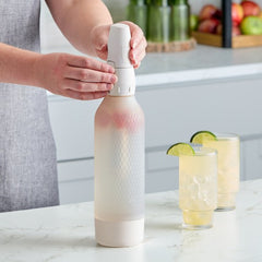Starter set aparat sifon Twist'n Sparkle Virtuoso, 950 ml, Ivory - iSi