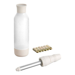 Starter set aparat sifon Twist'n Sparkle Virtuoso, 950 ml, Ivory - iSi