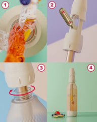 Starter set aparat sifon Twist'n Sparkle Virtuoso, 950 ml, Ivory - iSi