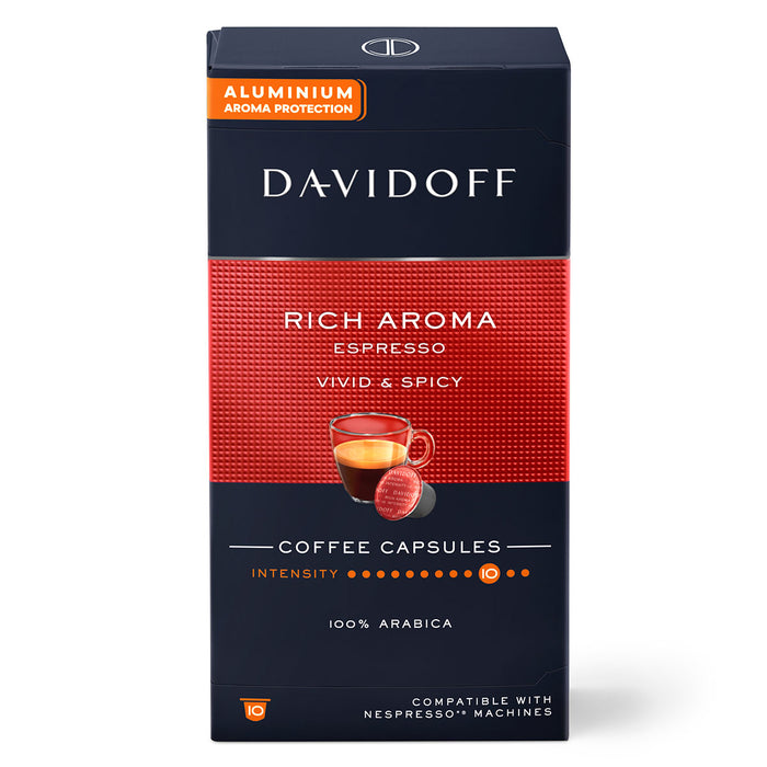 Cafea DAVIDOFF Capsule Café Rich Aroma Espresso 55 g tip Nespresso