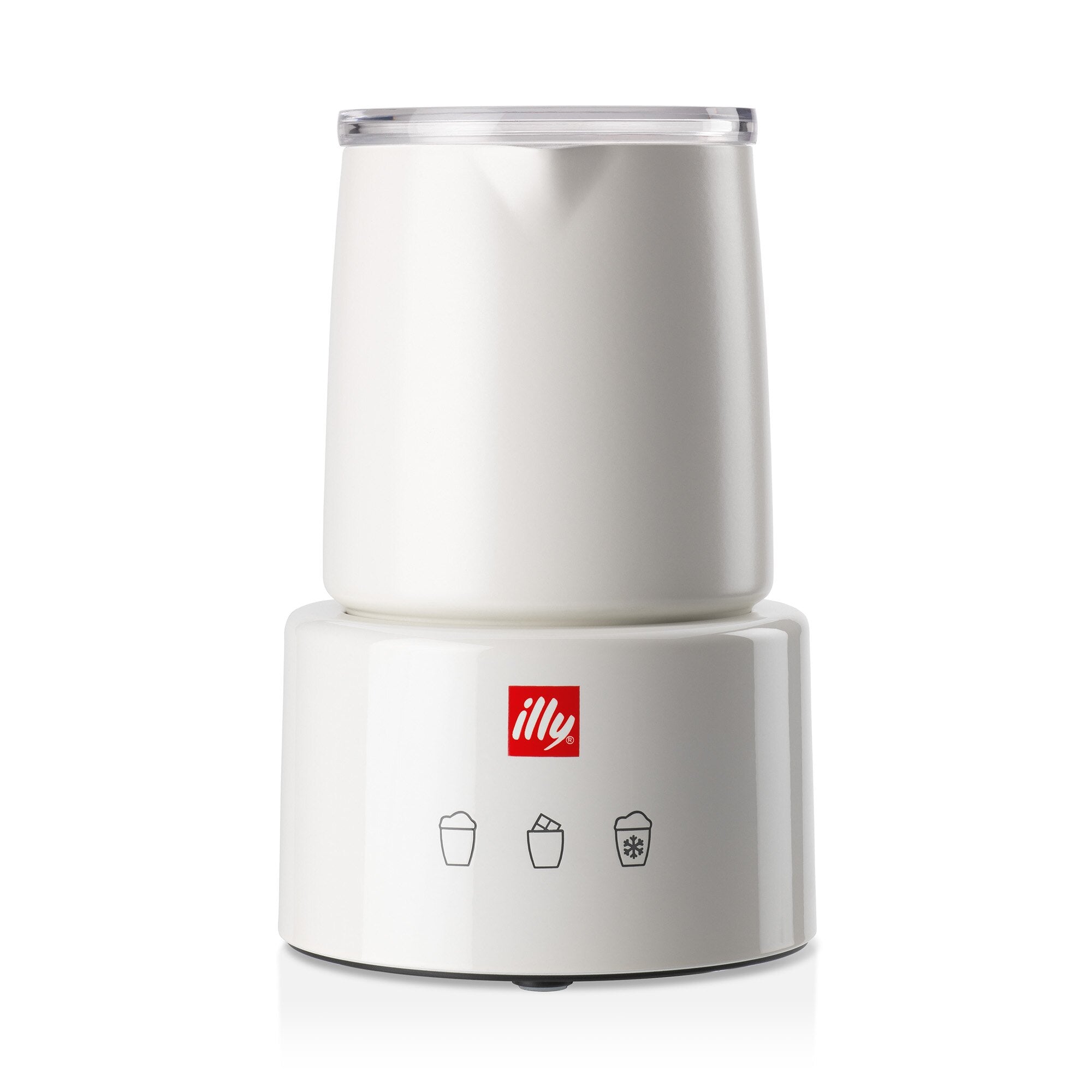 illy Cană electrică de spumare lapte, alb