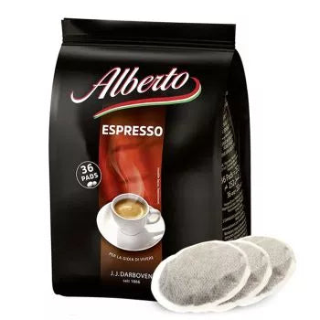 Cafea paduri  Alberto Espresso tip Senseo 36 buc