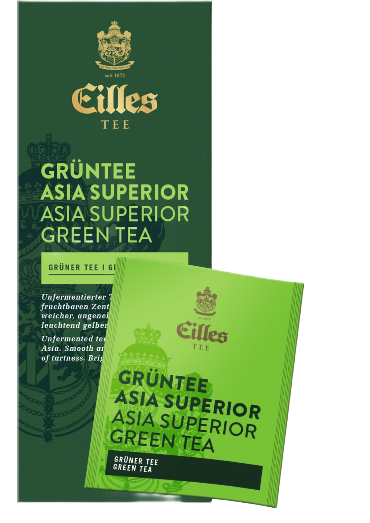 Ceai verde EILLES TEE Grüntee Asia Superior cutie 25 plicuri