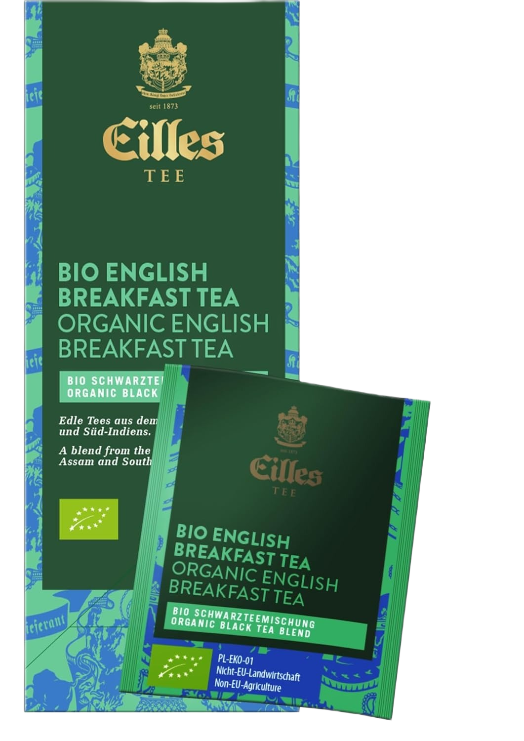 Ceai negru EILLES TEE Bio English Breakfast cutie 25 plicuri