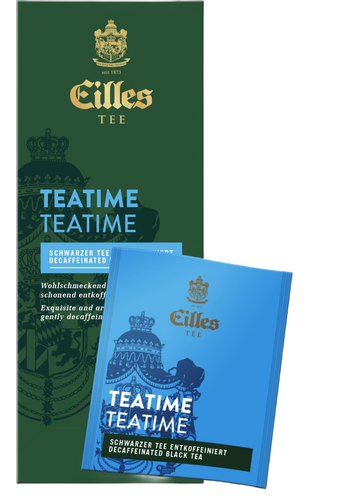 Ceai negru fara cofeina EILLES TEE Teatime cutie 25 de plicuri