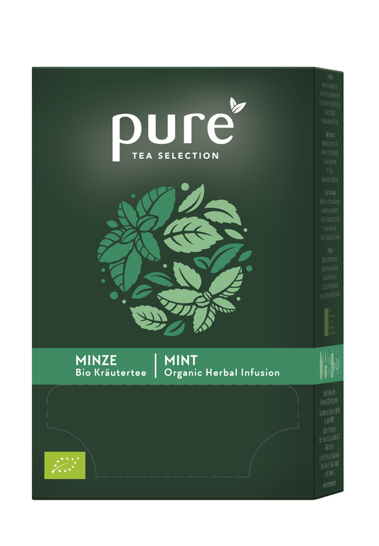 Tchibo Pure Tea Mentă BIO – Infuzie de plante, 25 plicuri