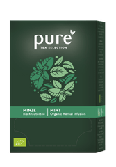 Tchibo Pure Tea Mentă BIO – Infuzie de plante, 25 plicuri