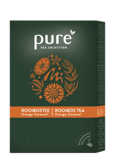 Tchibo Pure Tea Rooibos Orange & Caramel – Rooibos, 25 plicuri