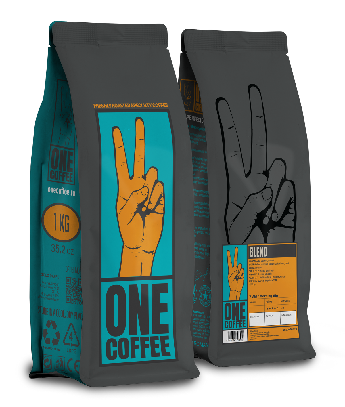 ONE Blend 7 AM/Morning Sip cafea de specialitate boabe