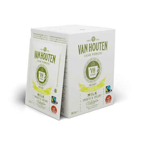 Ciocolata calda plic Van Houten FT Fairtrade plicuri- 10 buc x 25g