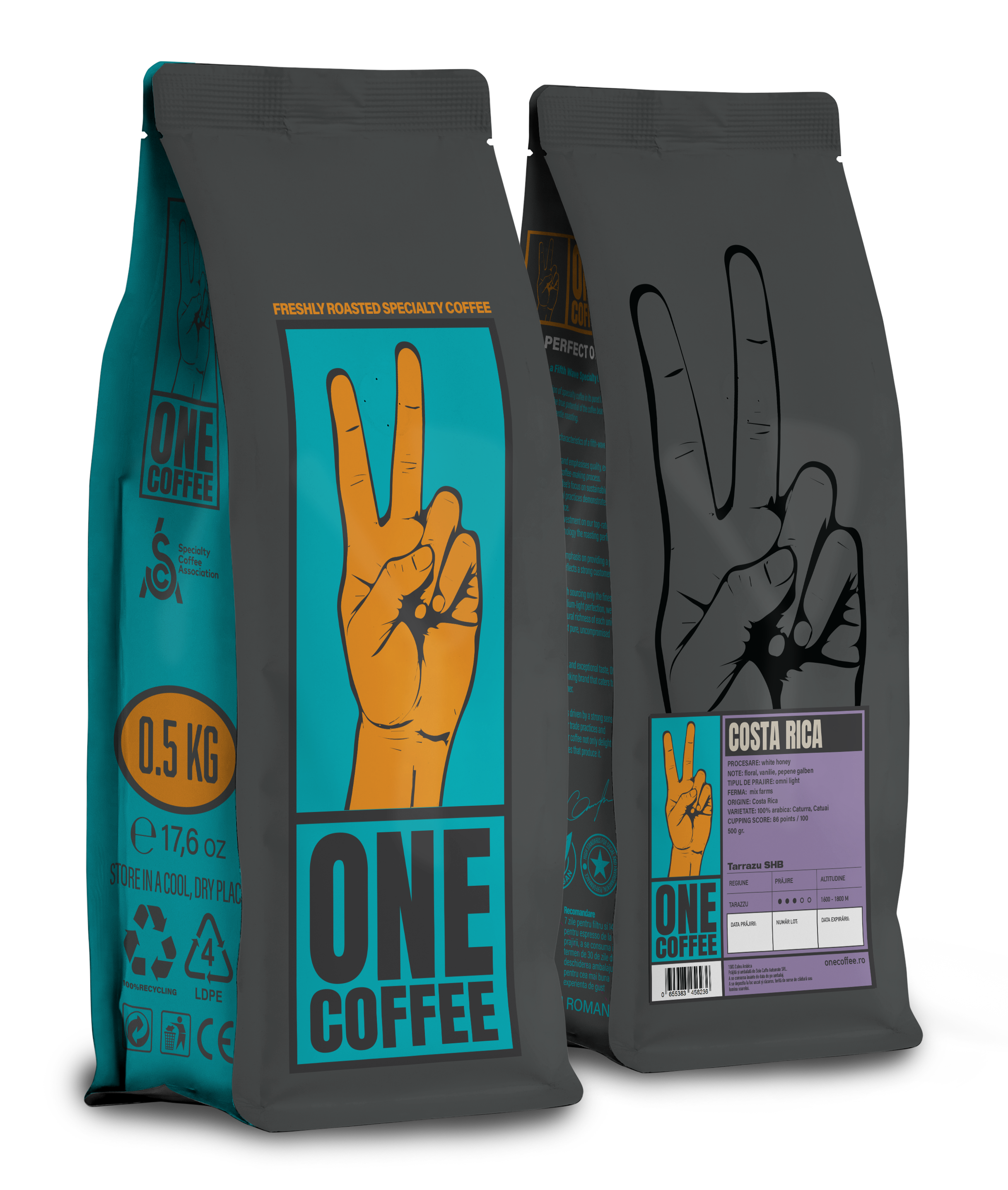 ONE Costa Rica Tarrazu cafea de specialitate boabe