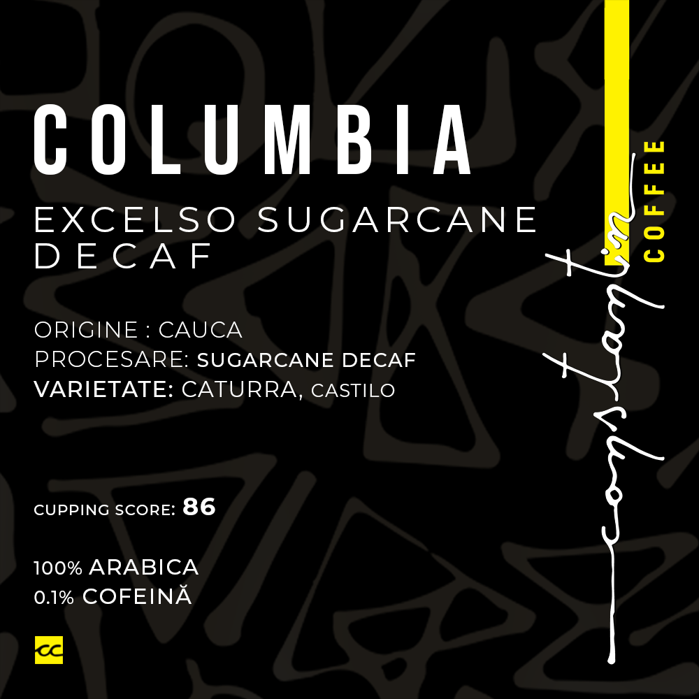 Columbia-Excelso-Sugarcane-Decaf-Caracteristici