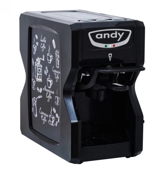 Espressor capsule Andy pentru 5 tipuri diferite,  negru