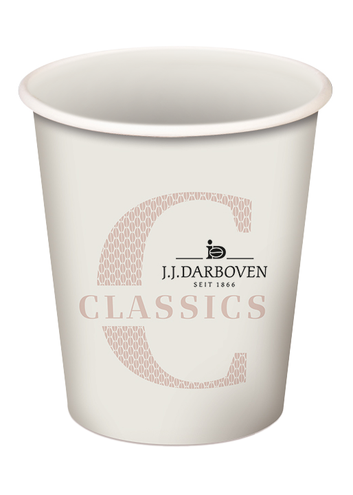 JJ Darboven Classics Pahar carton TO GO 8 OZ 50BUC