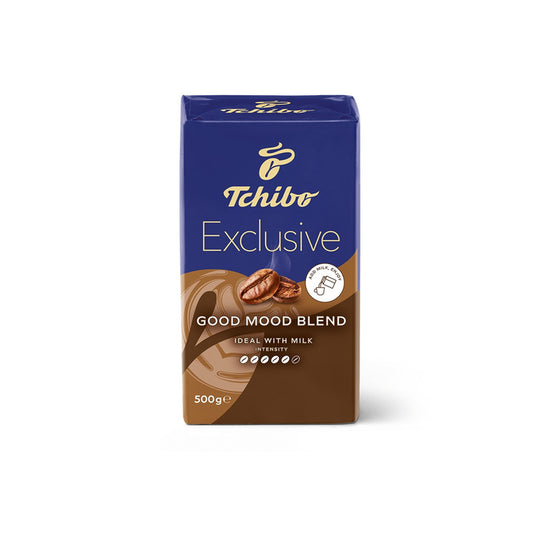 TCHIBO Exclusive Good Mood Blend, cafea prajita si macinata, 500 g