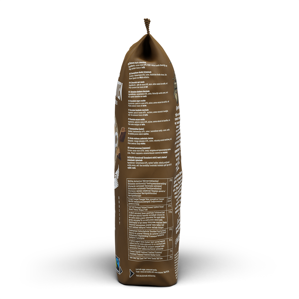 Van Houten Dark ciocolata 100%, macinata- 1 kg