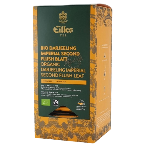 Eilles Tee Bio Darjeeling Imperial ceai negru cutie 20 plicuri