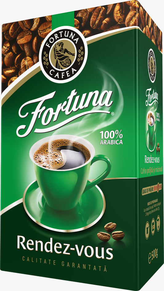 Cafea Fortuna Verde Macinata, Rendez-Vous, 500g