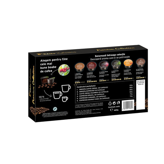 Pachet Capsule Tchibo Cafissimo, Premium Collection, 6 sortimente, 60 capsule
