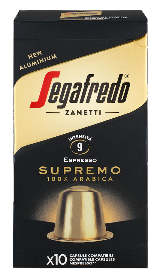 Capsule cafea Segafredo Supremo 100%Arabica compatibile Nespresso 10buc 51g