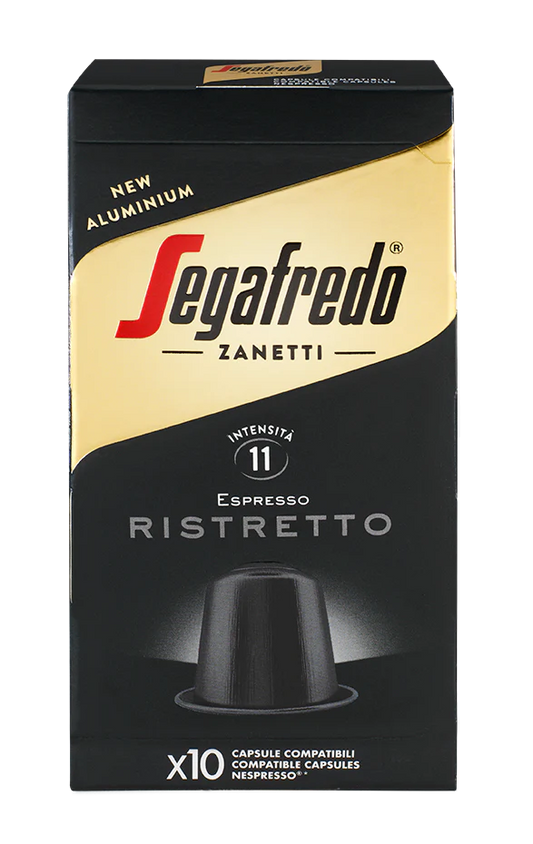 Capsule cafea Segafredo Ristretto compatibile Nespresso 10buc 51g