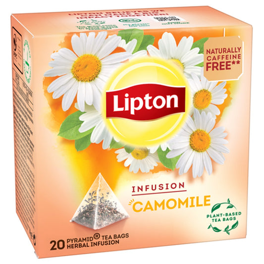 Ceai LIPTON Infusion, musetel, 20 pliculete piramidale