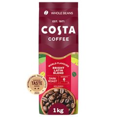 Cafea Costa Boabe Bright Latin Blend, 1kg