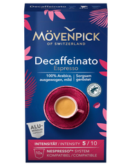Mövenpick Decaffeinato Espresso 10 Kapseln a 5,8g