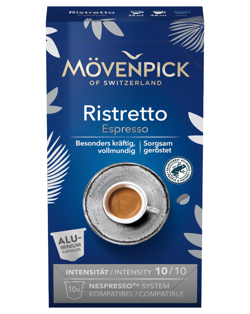 Mövenpick Ristretto Espresso 10 Kapseln a 5,7g